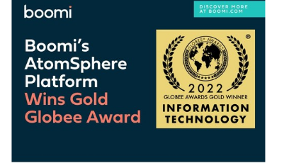Boomi AtomSphere平臺在2022年信息技術世界平臺即服務類別中榮獲金球